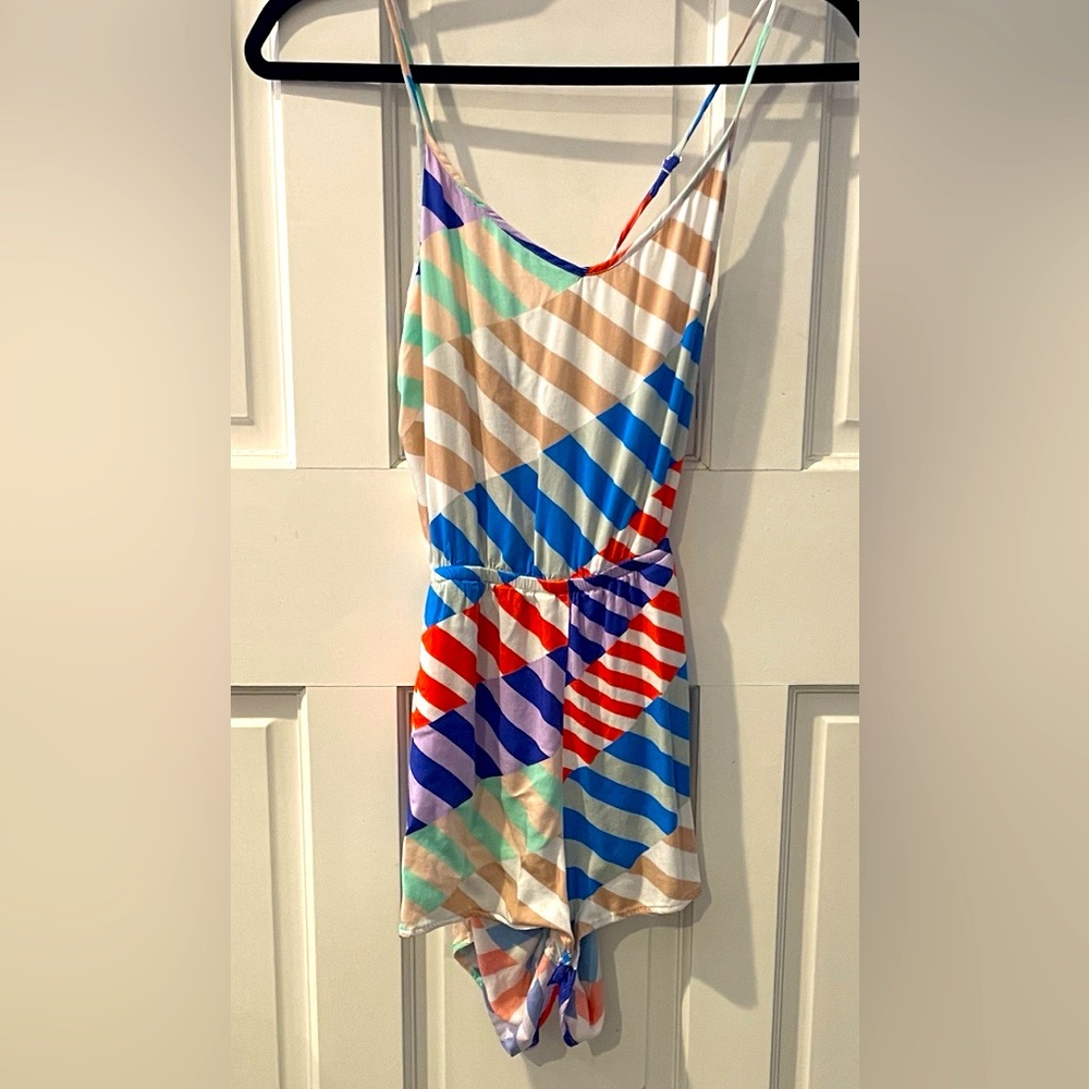 The Bikini Lab Multicolor Striped Swim Coverup